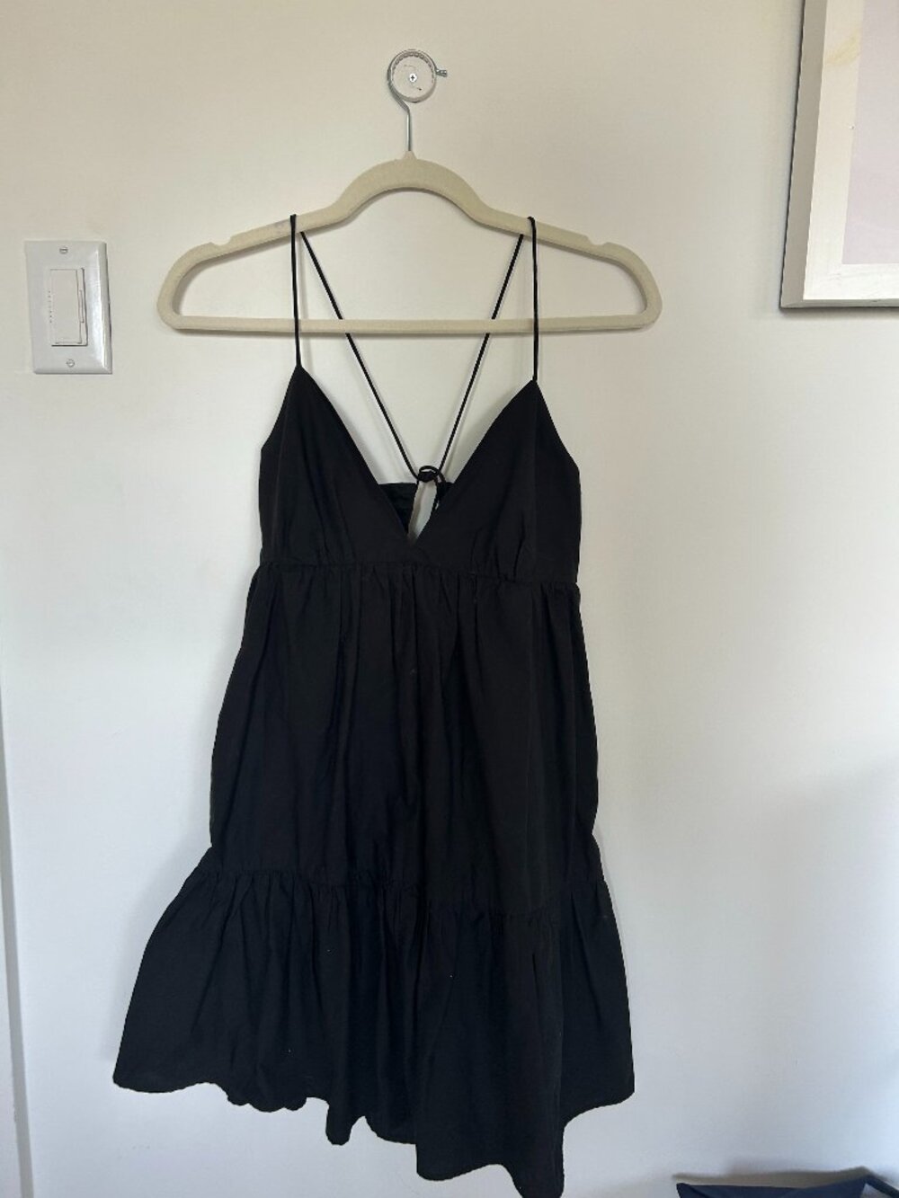 Zara Black Mini Dress Size XS